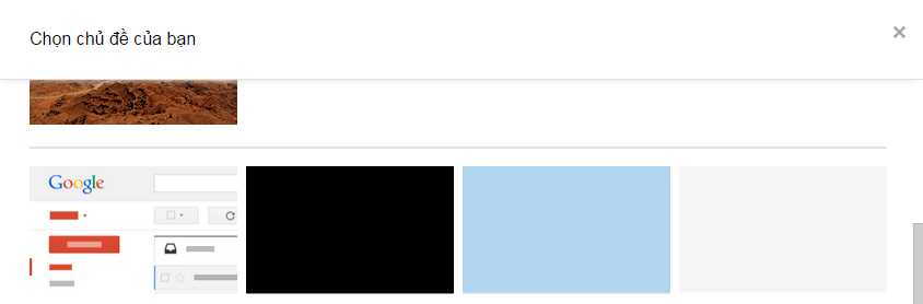 đổi giao diện cho gmail Capture