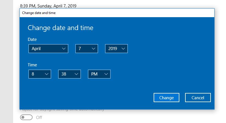 Cách chỉnh thời gian ngày tháng trên máy tính windows 10